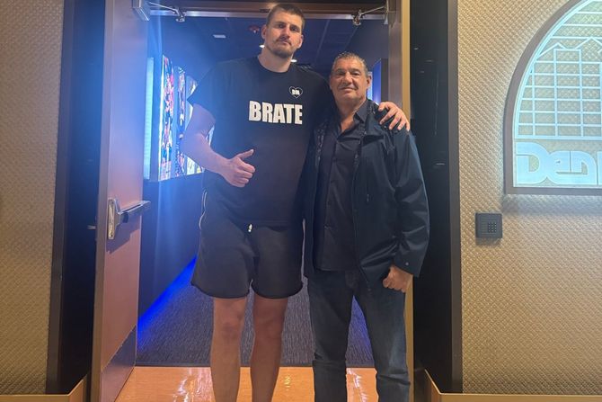 Nikola Jokić i Miško Ražnatović Nikola Jokić i Miško Ražnatović