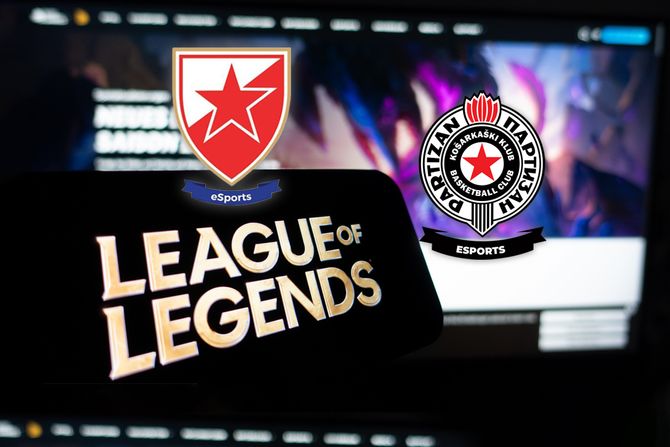 League of Legends logo, Partizan Esports i Crvena zvezda Esports logo League of Legends logo, Partizan Esports i Crvena zvezda Esports logo