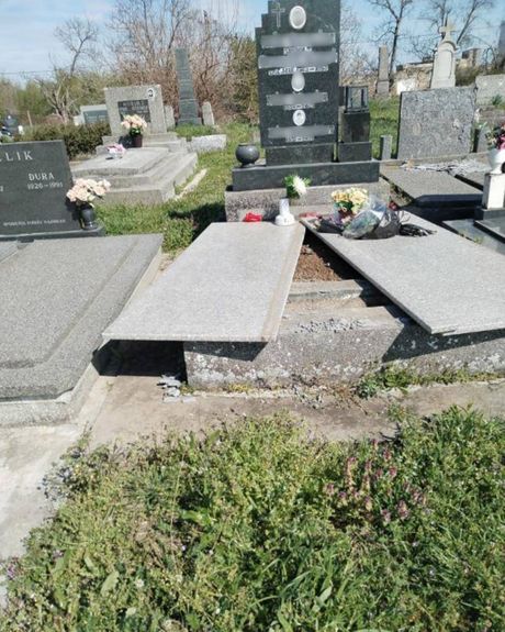 Vandalizam na groblju, Bačka Palanka