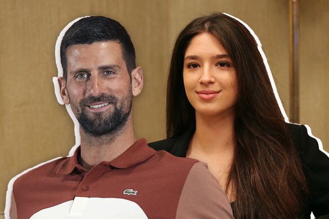 Novak Đokovič i Đina Džinović Novak Đokovič i Đina Džinović