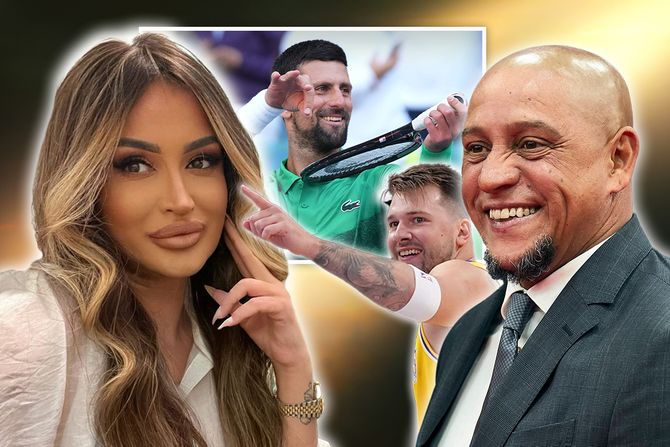 Andreana Čekić Roberto Karlos Novak Đoković Luka Dončić Andreana Čekić Roberto Karlos Novak Đoković Luka Dončić