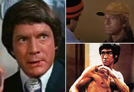 Mel Novak, Čak Noris, Brus Li