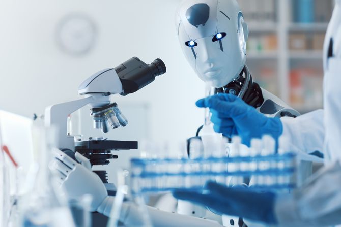 Robot , laboratorija Robot , laboratorija