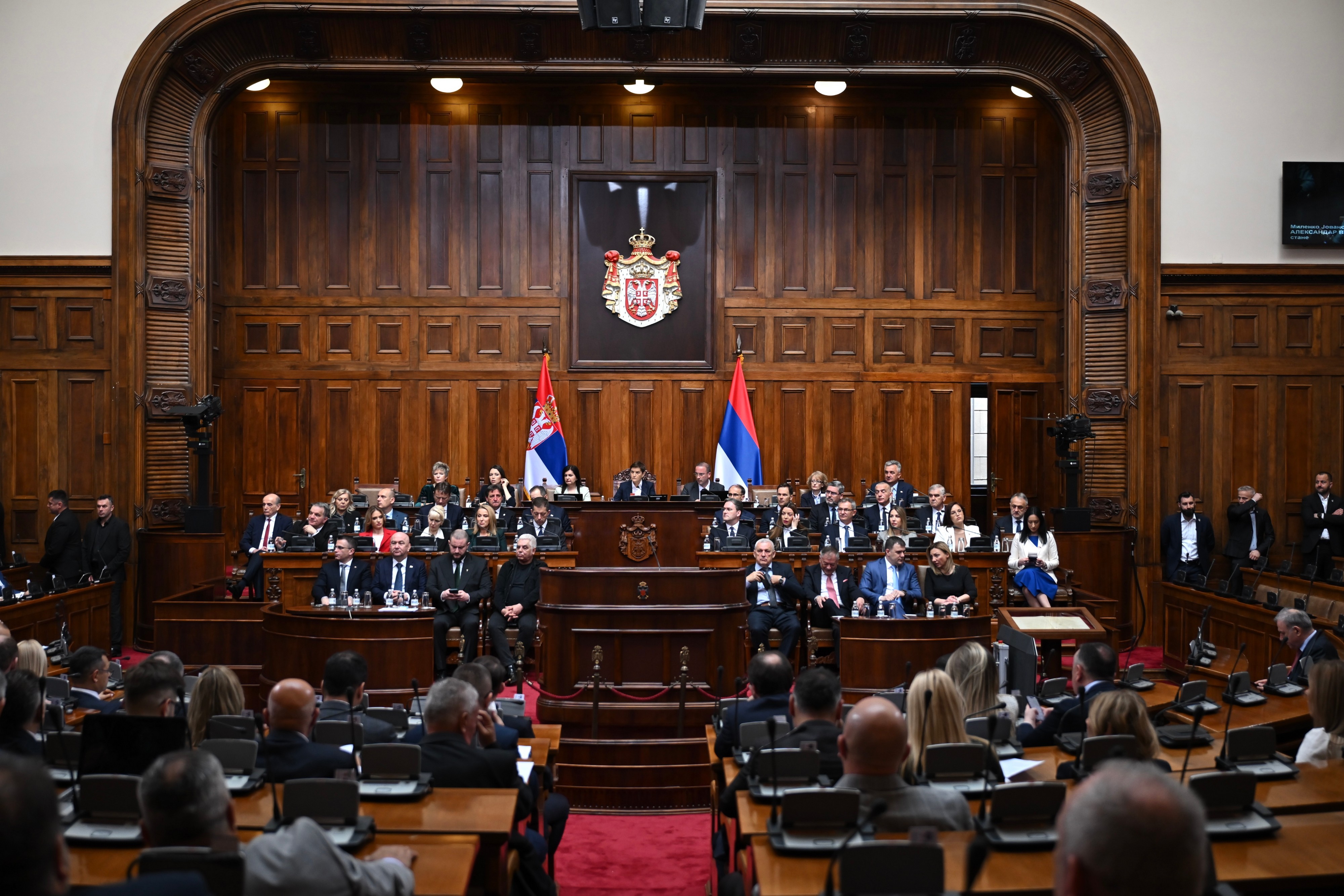 Sutra vanredna sednica Skupštine o nepoverenju Vladi Srbije