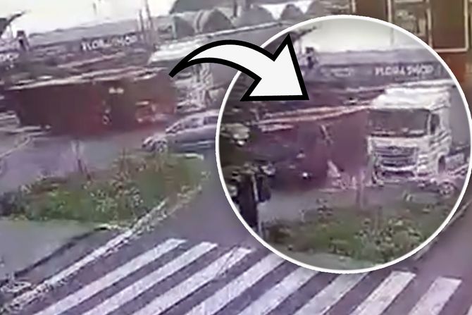 Altina saobraćajna nesreća šleper GSP Altina saobraćajna nesreća šleper GSP