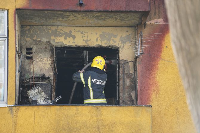 Požar zemun, Vatrogasci