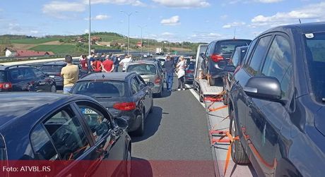 Banjaluka, Puraći saobraćajna nesreća, 9. јануар autoput