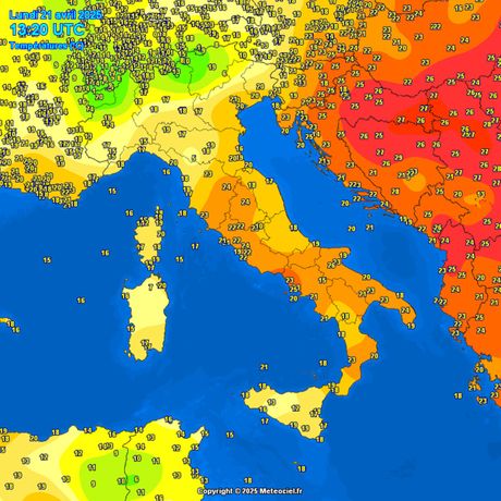 Trenutne temperature vazduha Trenutne temperature vazduha