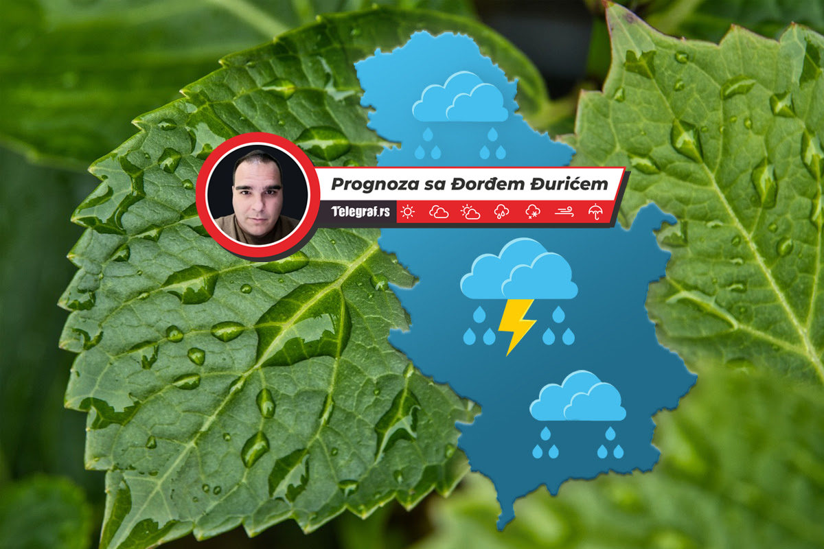 Kiša, pa razvedravanje: Temperatura od 18 do 24