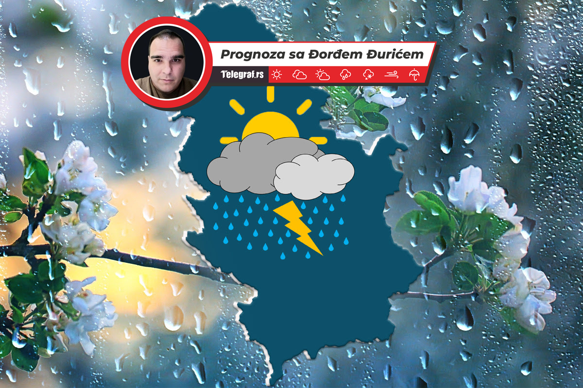 Kiša, pa sunce: Svežije! Temperatura danas od 23 do 27 stepeni