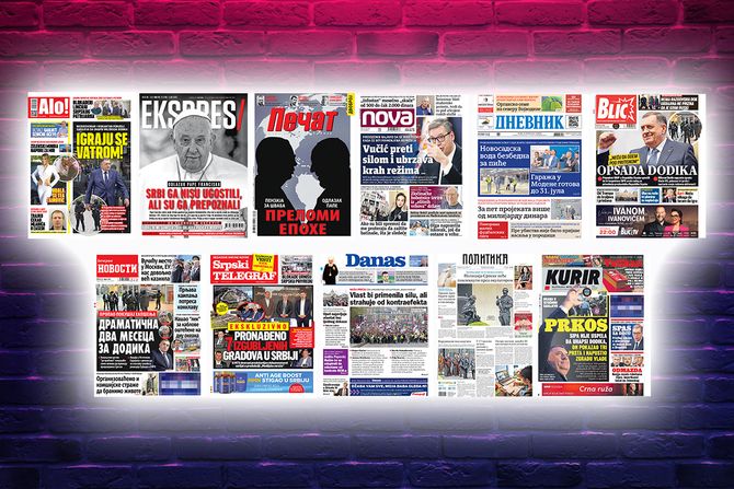 Prelistavanje pregled štampe naslovne strane novine Fičer Prelistavanje pregled štampe naslovne strane novine Fičer