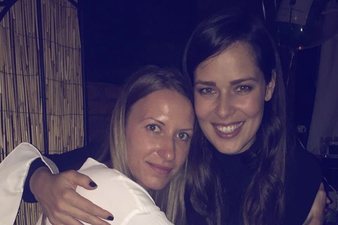 Miroslava Najdanovski, kuma Ane Ivanović Miroslava Najdanovski, kuma Ane Ivanović