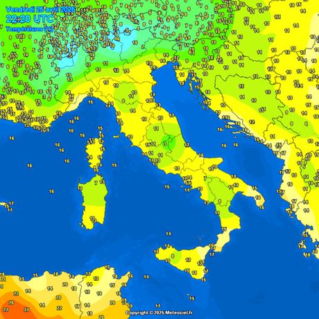Trenutne temperature vazduha Trenutne temperature vazduha
