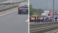 Auto-put je stao! Jezive scene sa mesta teške nesreće na Obilaznici oko Beograda