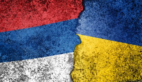 Rusija Ukrajina zastave Rusija Ukrajina zastave