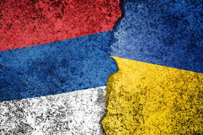 Rusija Ukrajina zastave Rusija Ukrajina zastave