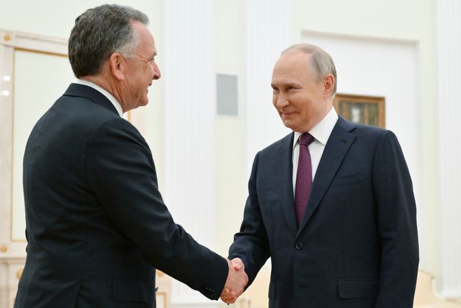 Vladimir Putin i Stiv Vitkof Vladimir Putin i Stiv Vitkof