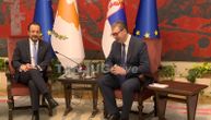 Vucic addresses public from the Palace of Serbia