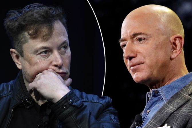 Ilon Mask, Džef Bezos Ilon Mask, Džef Bezos