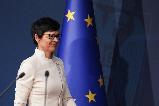 Premijer Đuro Macut komesarka EU za proširenje Marta Kos