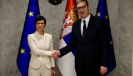 Vučić se sastao sa Martom Kos u Davosu