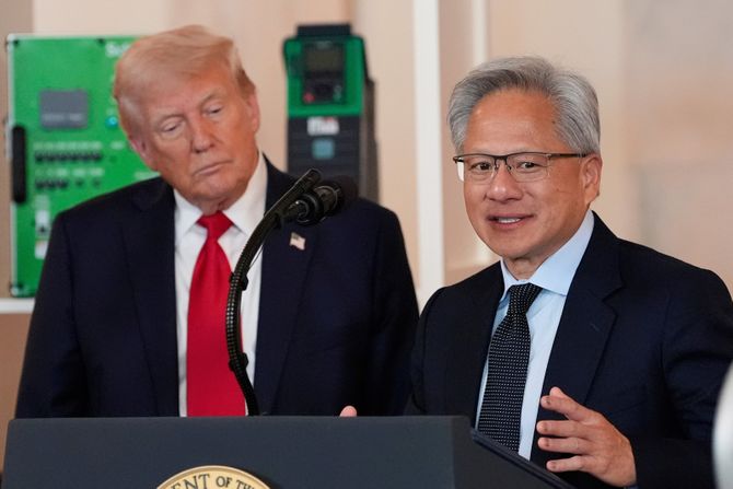 Jensen Huang, Donald Tramp