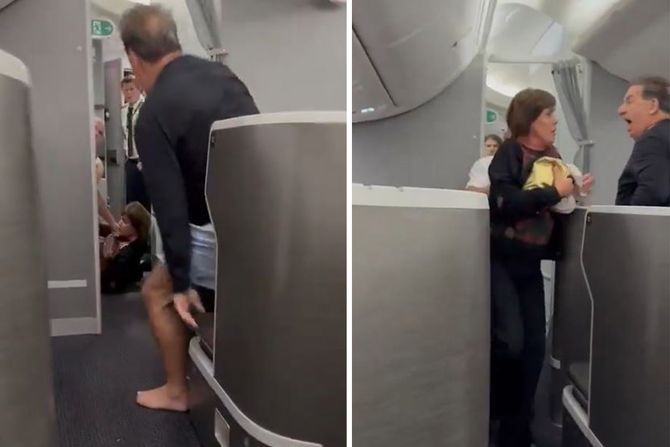 Putnik u avionu