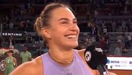 Srušila još jednu Ukrajinku za finale Madrida, Sabalenka posle meča poručila: "Pitajte ljude šta oni misle..."