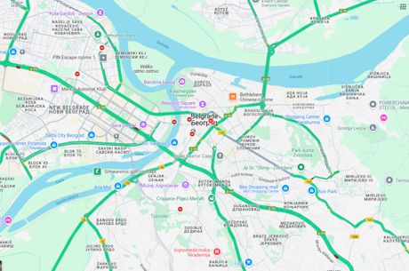 Beograd, mapa Beograd, mapa