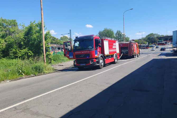 Požar Pančevački most Požar Pančevački most