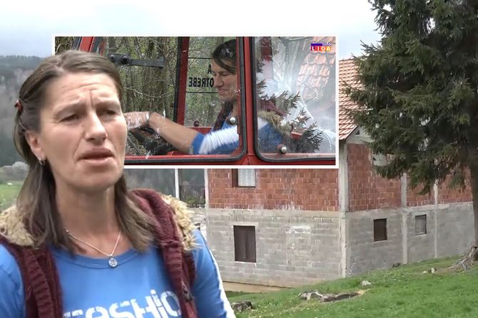 Dragana Perišić – supruga, majka, domaćica, ali i vozač traktora, radnica na ćumurani, čuvar stoke, majstor za sneg, za sir, za sve