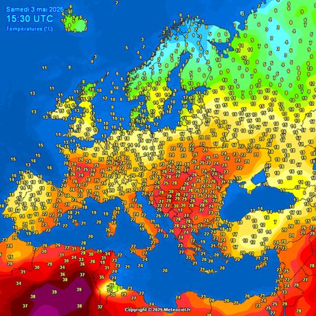 Trenutne temperature vazduha Trenutne temperature vazduha