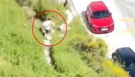 Jusein Bolt bi mu pozavideo! Navijač sa lisicama na rukama uspeo da pobegne policajcu, pogledajte hit snimak!