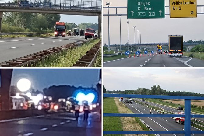 Zagreb, Osijek, saobracajna nesreca, autobus Zagreb, Osijek, saobracajna nesreca, autobus