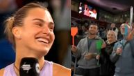 Ovo se nikada nije dogodilo na teniskom meču, Arina Sabalenka umirala od smeha zbog jednog "rekvizita"