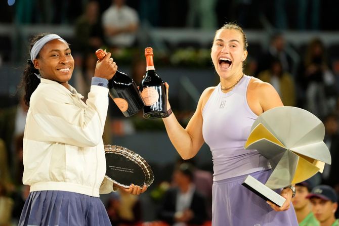 Arina Sabalenka i Koko Gof Arina Sabalenka i Koko Gof