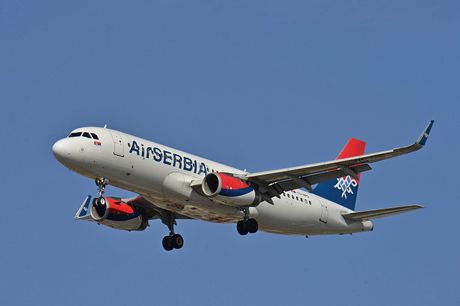 Air Serbia Airbus A320 sharklets YU-APO Air Serbia Airbus A320 sharklets YU-APO