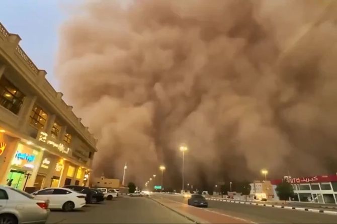 Peščana oluja Saudijska Arabija