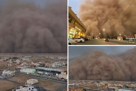 Peščana oluja Saudijska Arabija