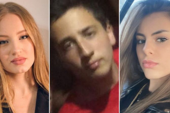 Sara Capilunga Karina Ryzkhov Luigi Perruccio porše sudar Italija Sara Capilunga Karina Ryzkhov Luigi Perruccio porše sudar Italija