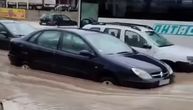 Do autobuske stanice u Golupcu može se samo čamcem: Potop koliko je napadalo
