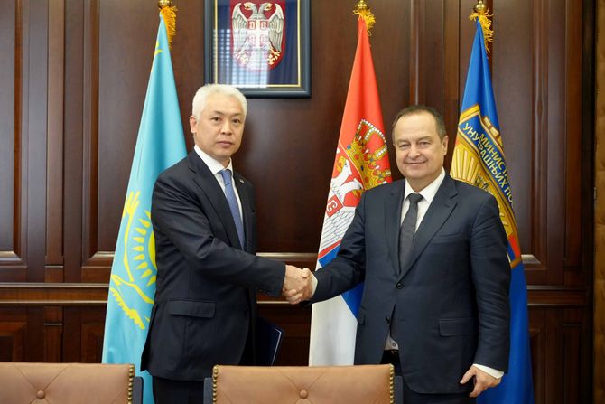 Ivica Dačić i ambasador Kazahstana Ivica Dačić i ambasador Kazahstana