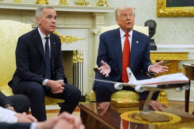 Mark Karni i Donald Tramp Mark Karni i Donald Tramp
