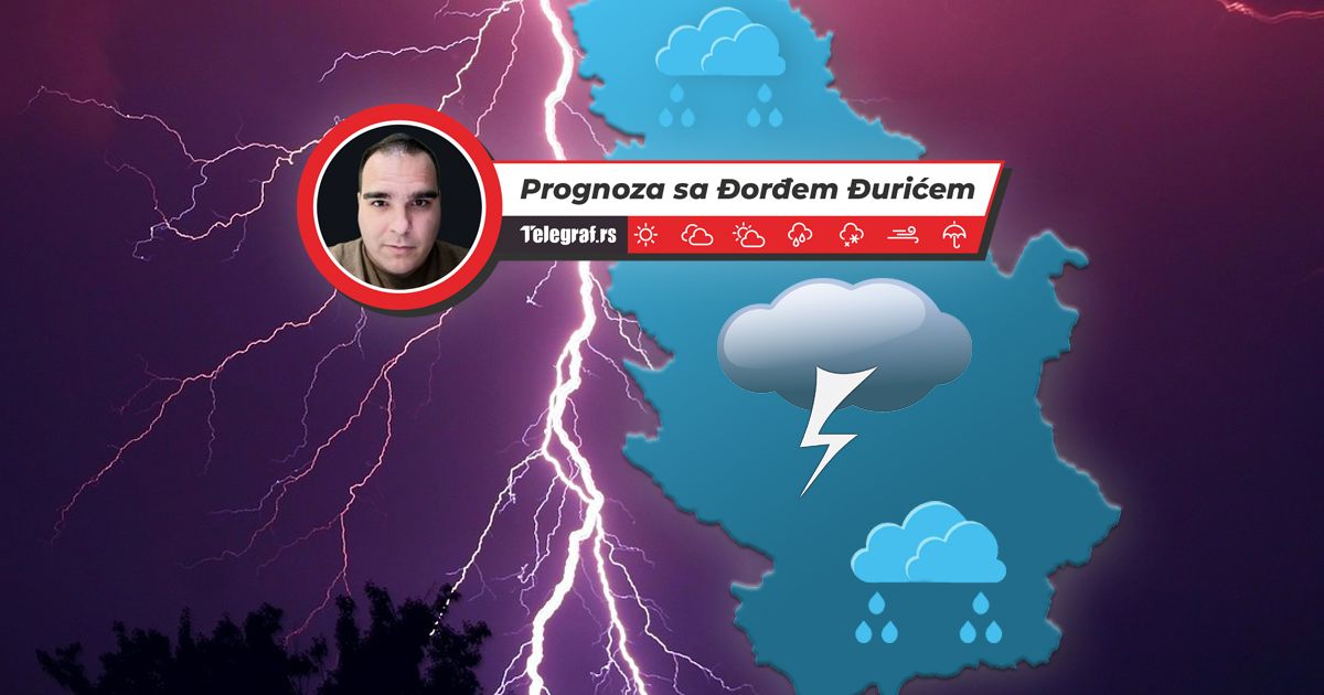 Этот район Сербии первым окажется под ударом непогоды! Вот когда грозы доберутся до остальных: угрожает град