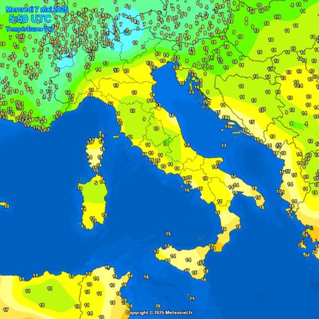 Trenutne temperature vazduha Trenutne temperature vazduha