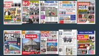 NASLOVNE STRANE SUTRAŠNJIH NOVINA: Prelistavanje štampe za četvrtak, 8. maj 2025. godine