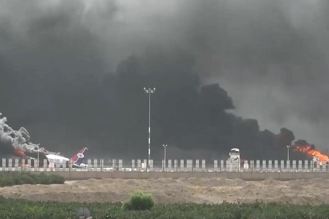 Aerodrom Sana bombardovanje Aerodrom Sana bombardovanje