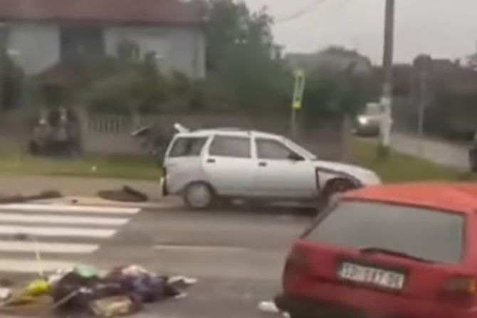 saobracajna nesreća u Vranovu kod Smedereva