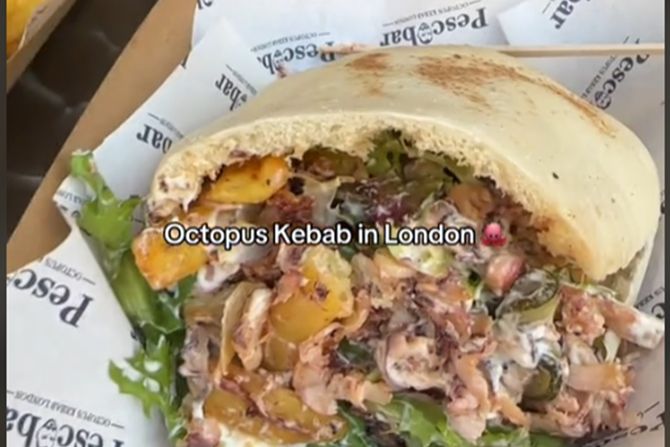 Kebab od hobotnice Kebab od hobotnice