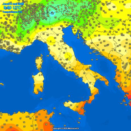 Trenutne temperature vazduha Trenutne temperature vazduha